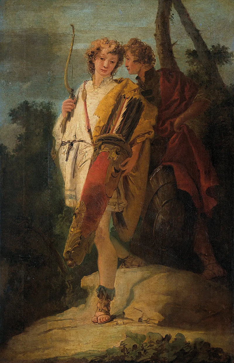 Télémaque ve Mentor - Giovanni Battista Tiepolo