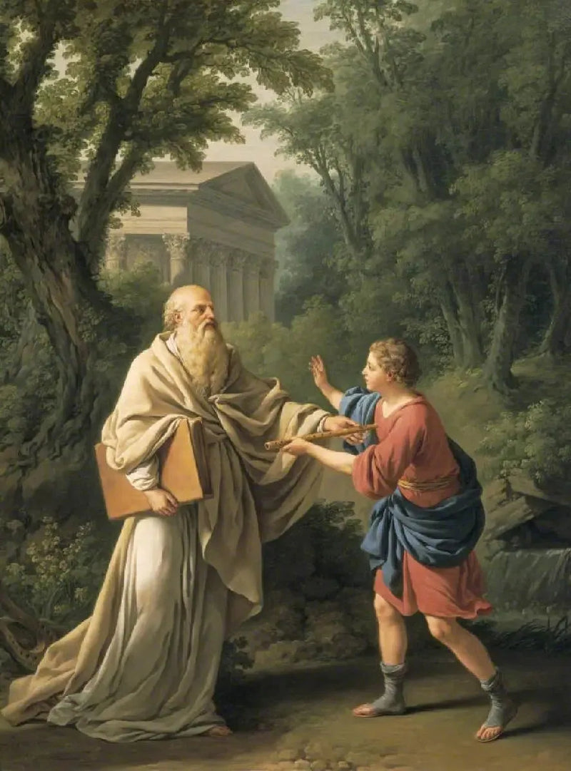 Télémaque ve Termosiris - Louis Jean François Lagrenée