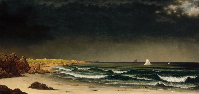 Gelen Fırtına: Newport Yakınlarındaki Plaj - Martin Johnson Heade