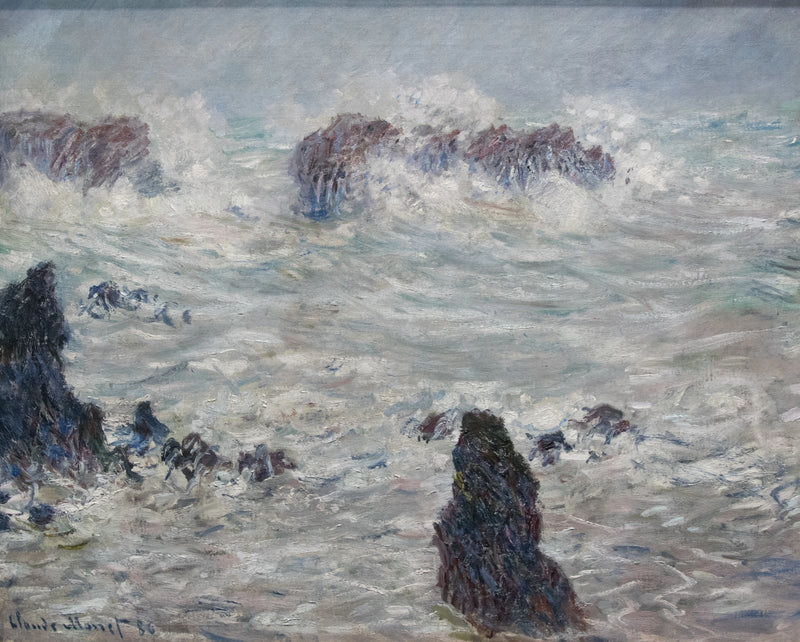 Fırtına, Côtes de Belle-Île W1116 - Claude Monet