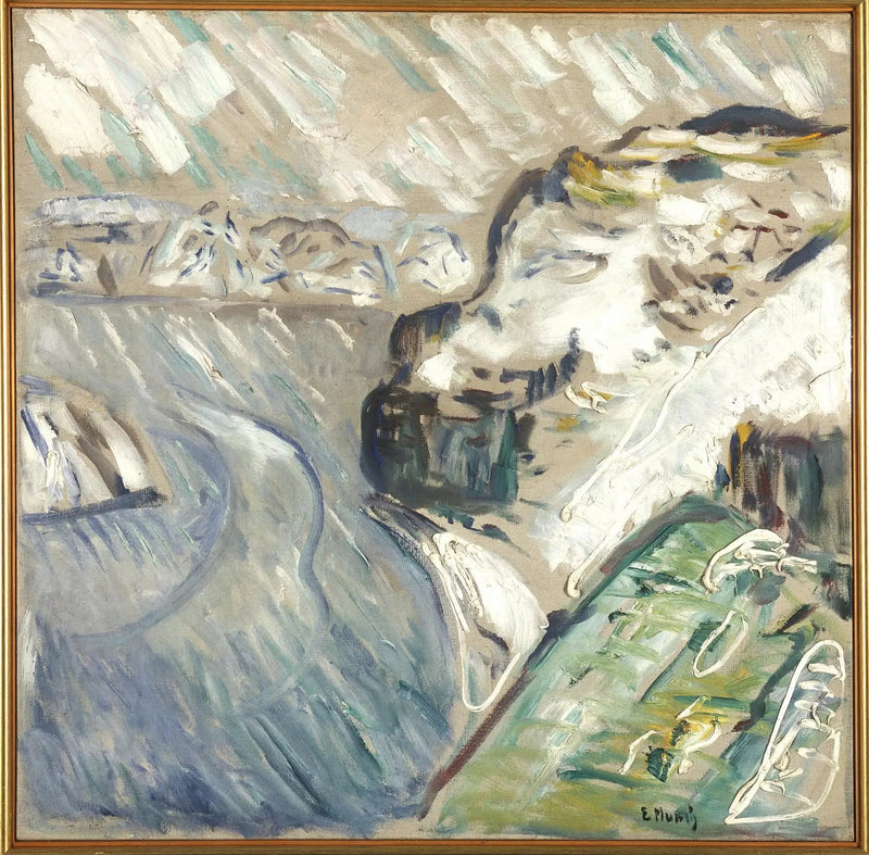 Deniz Üzerinde Kar Fırtınası - Edvard Munch