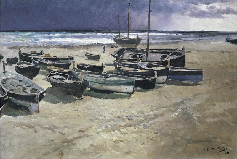 Yaklaşan Fırtına, Valencia - Joaquín Sorolla