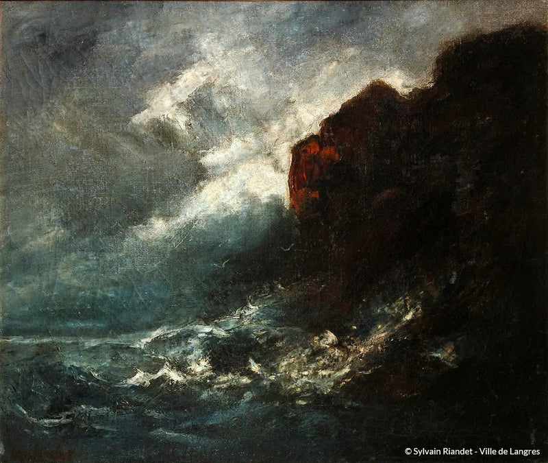 Deniz Üzerinde Fırtına - Gustave Courbet