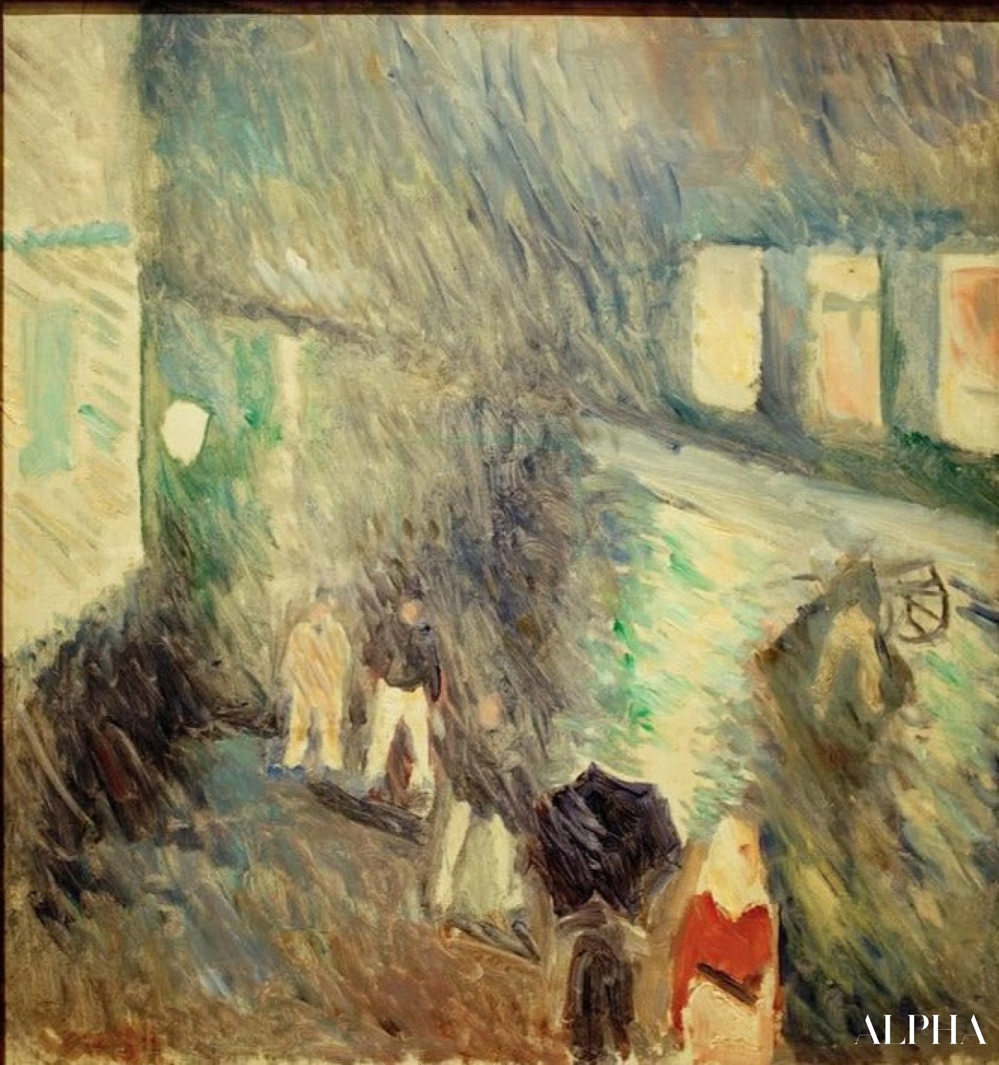 Reproduction du tableau « Temps pluvieux près de Kristiania - Edvard Munch » par Alpha Reproduction en peinture à l’huile