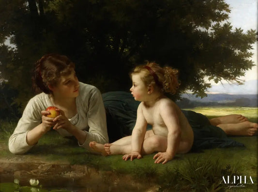 Temptation - William-Adolphe Bouguereau Reproductions de tableaux à la peinture à l’huile