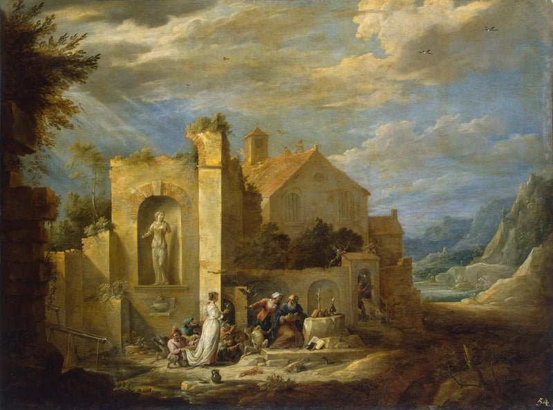 Aziz Antonius'un İntiharı - David Teniers genç