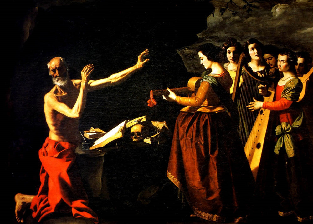 Tentation de Saint Jérôme - Francisco de Zurbarán - Alpha Reproduction