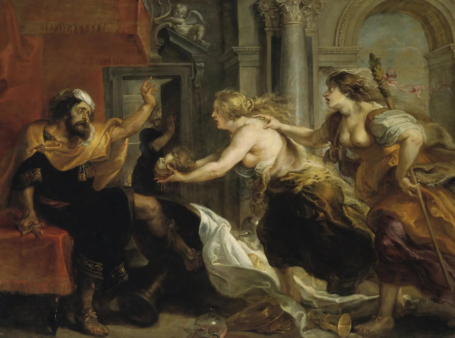 İtys'in başıyla karşı karşıya kalan Térée - Peter Paul Rubens