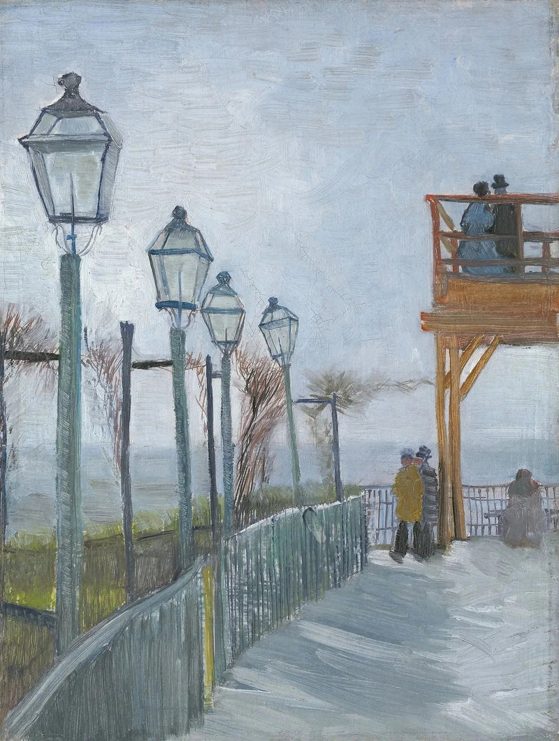 Blute-Fin Değirmeni Terası ve Gözlem Noktası, Montmartre - Vincent van Gogh