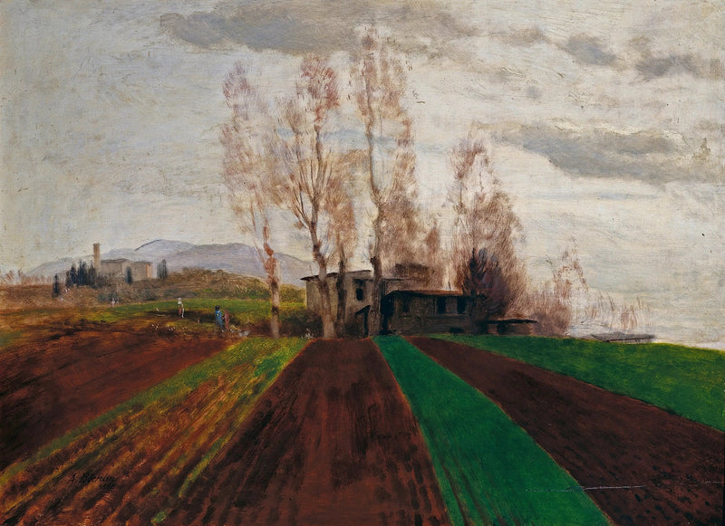 İlkbahar Başında Tarım Arazileri / - Arnold Böcklin
