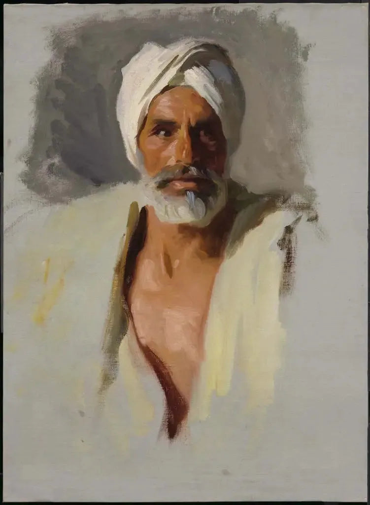 Bir Arap'ın Başlığı - John Singer Sargent