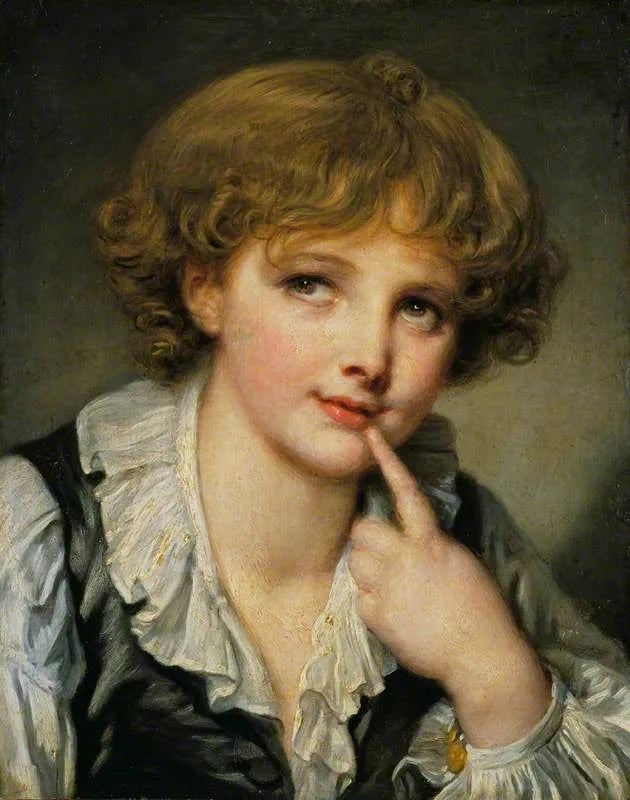 Bir Çocuk Başlığı - Jean-Baptiste Greuze