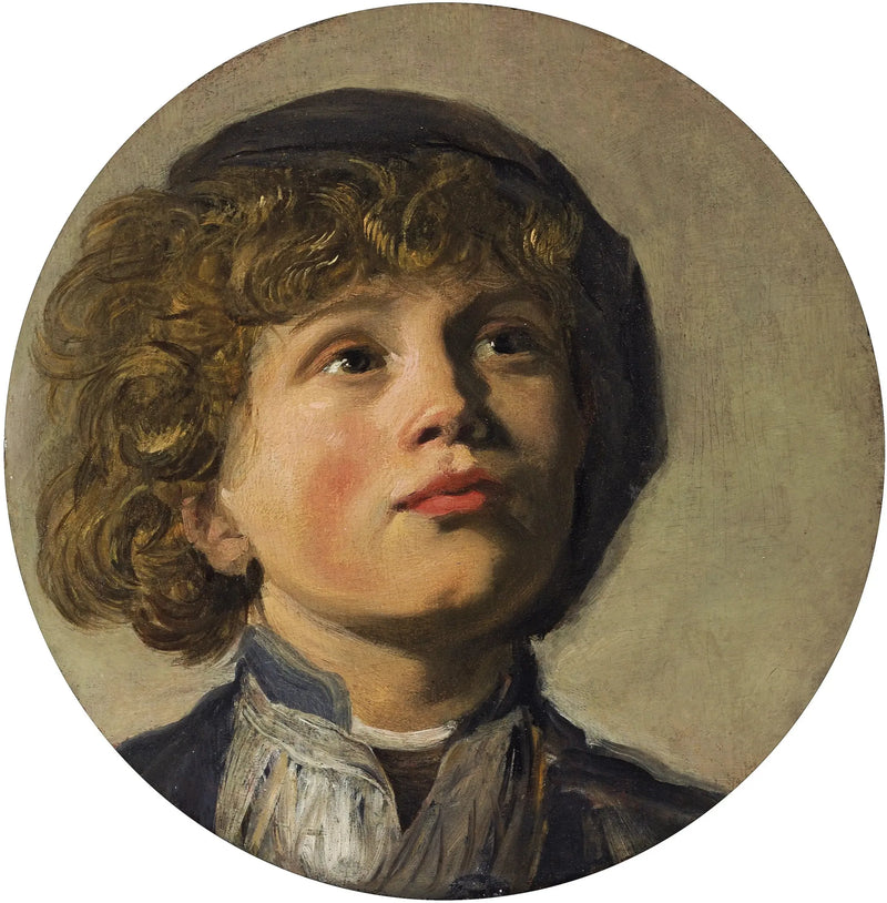 Bereli bir çocuk başı - Frans Hals