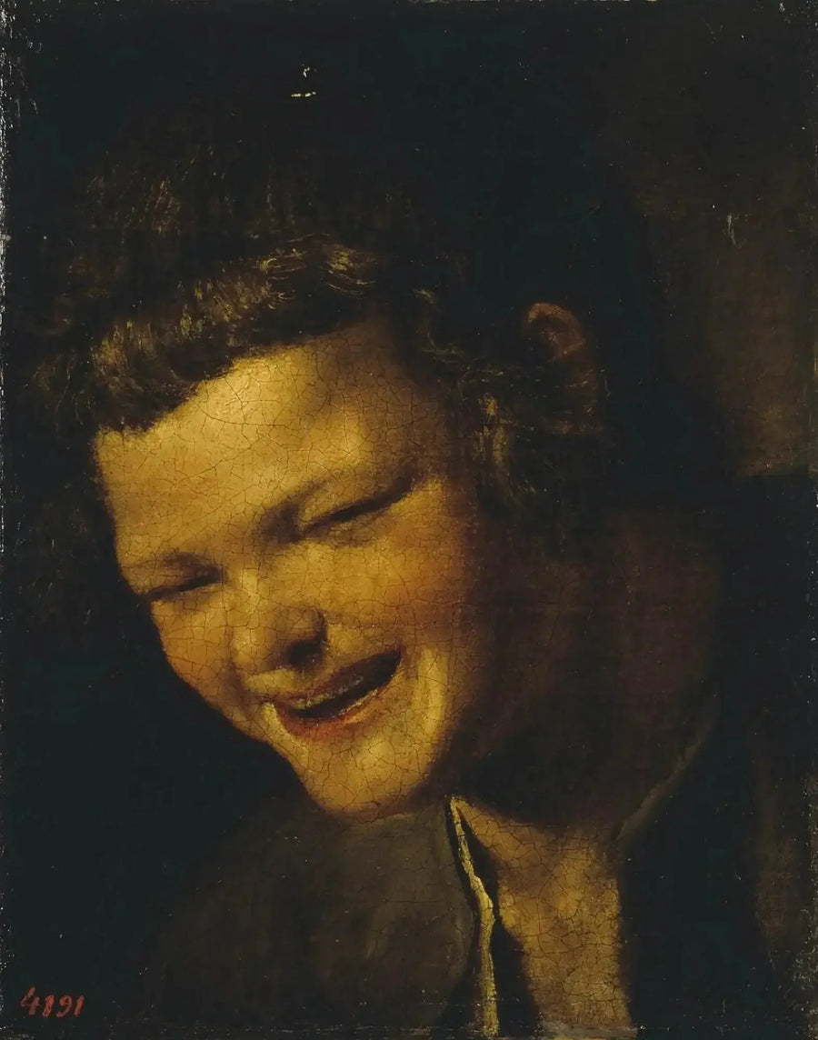 Gülen Bir Çocuk Başlığı - Diego Velázquez