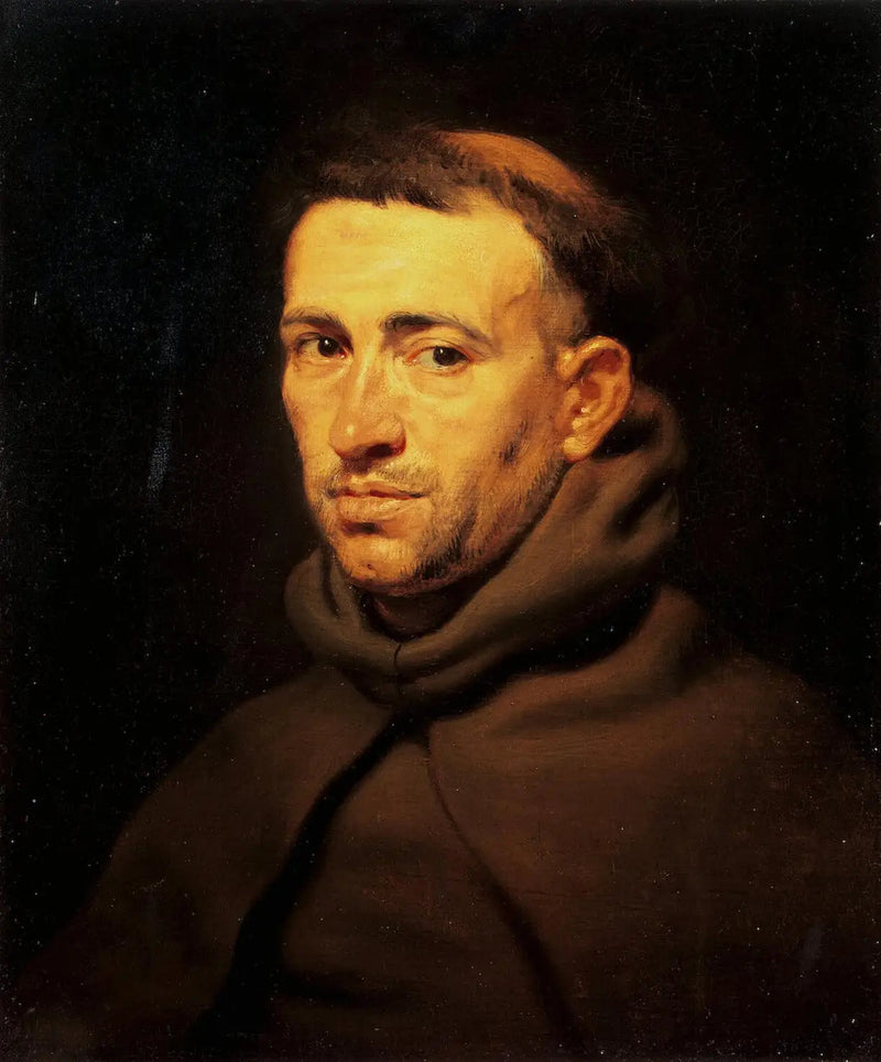 Bir Fransisken keşişinin başı - Peter Paul Rubens