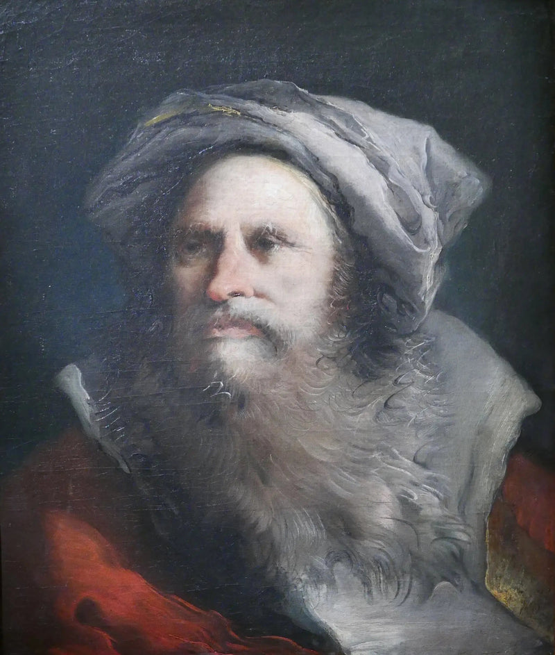 Gri sakallı bir Doğulu'nun başı - Giovanni Battista Tiepolo