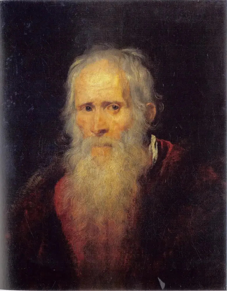 Yaşlı bir adamın başı - Antoine van Dyck