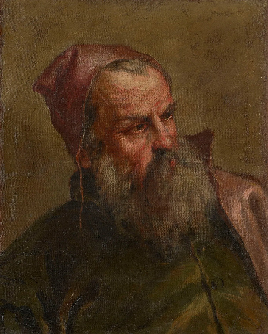 Bir yaşlı adamın başı (bir vergi tahsildarı mı?) - Sebastiano Ricci