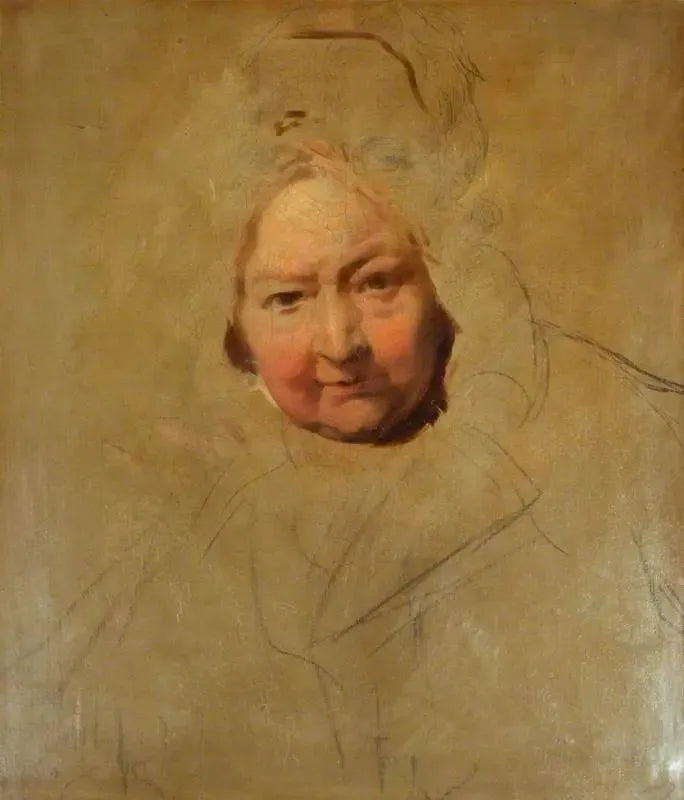 Bir yaşlı kadının başı - Thomas Lawrence