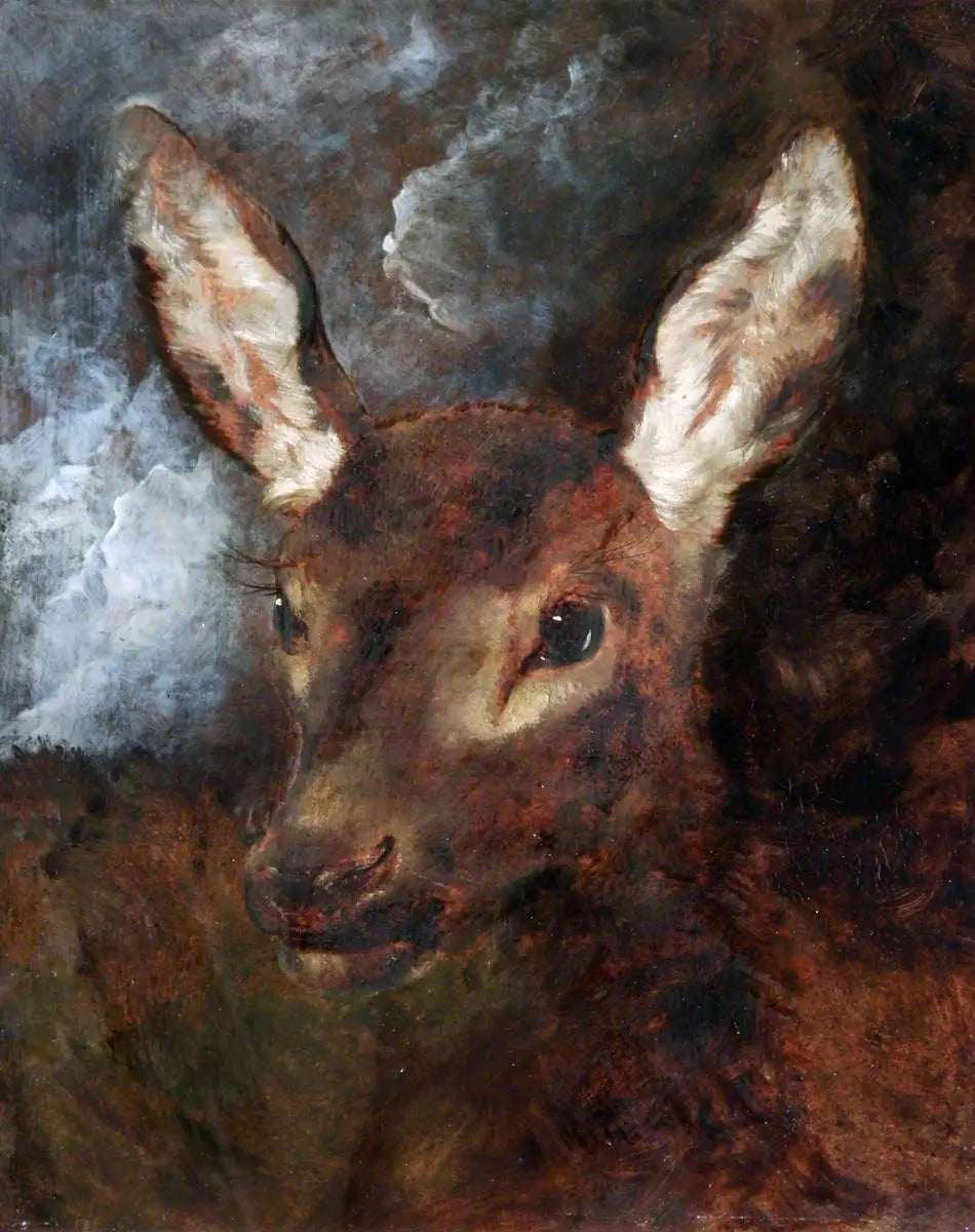 Tête de biche - Edwin Henry Landseer - Alpha Reproduction