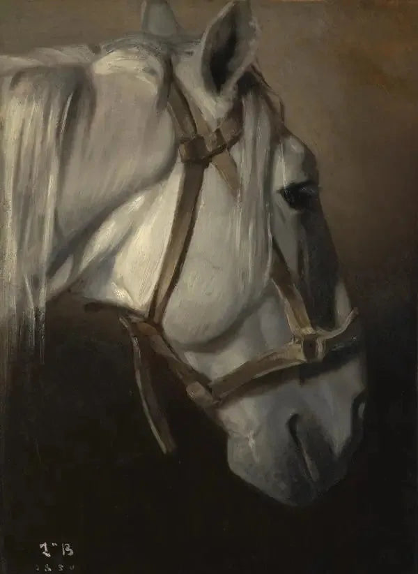 Beyaz At Başı - Léon Bonnat
