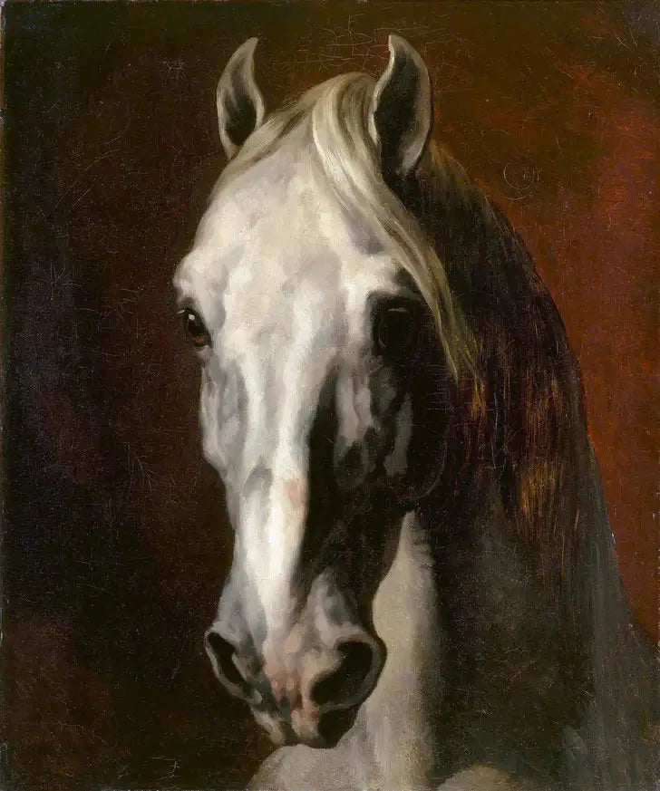 Beyaz at başı - Théodore Géricault