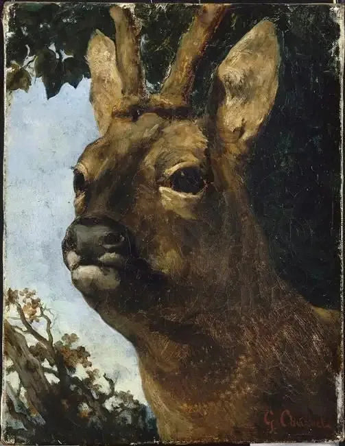 Geyik Başı - Gustave Courbet