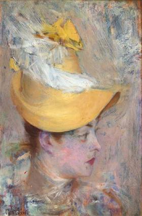 Sarı Kollu Hanımefendi Başlığı - Giovanni Boldini