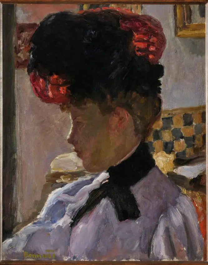 Arka Işıkta Kadın Başlığı - Pierre Bonnard