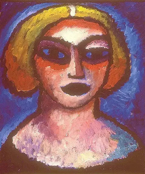 Kadın Başlığı - Alexej von Jawlensky