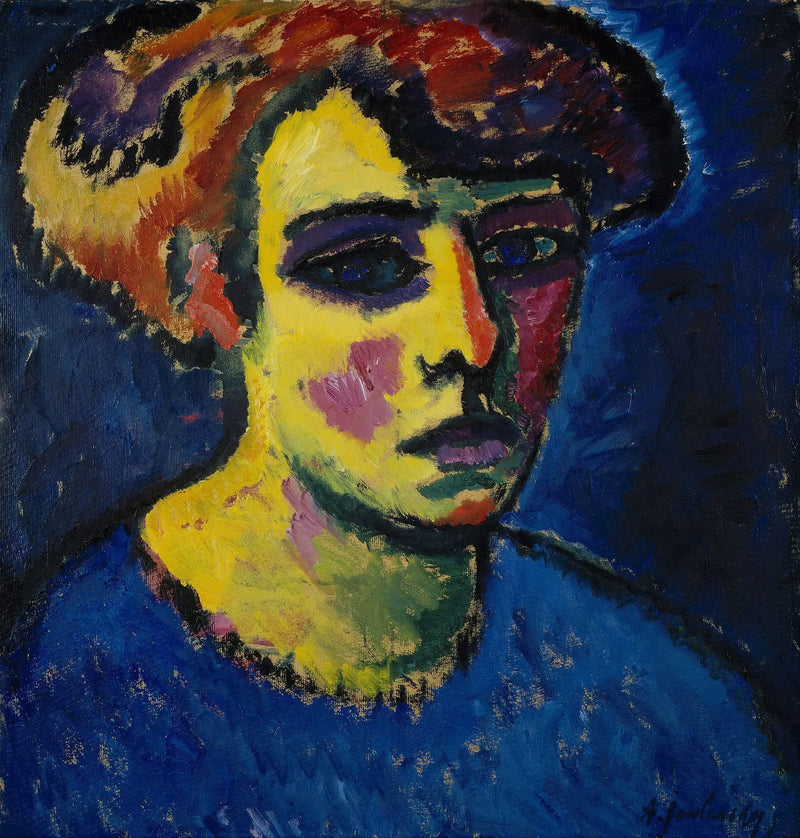 Kadın Başlığı - Alexej von Jawlensky