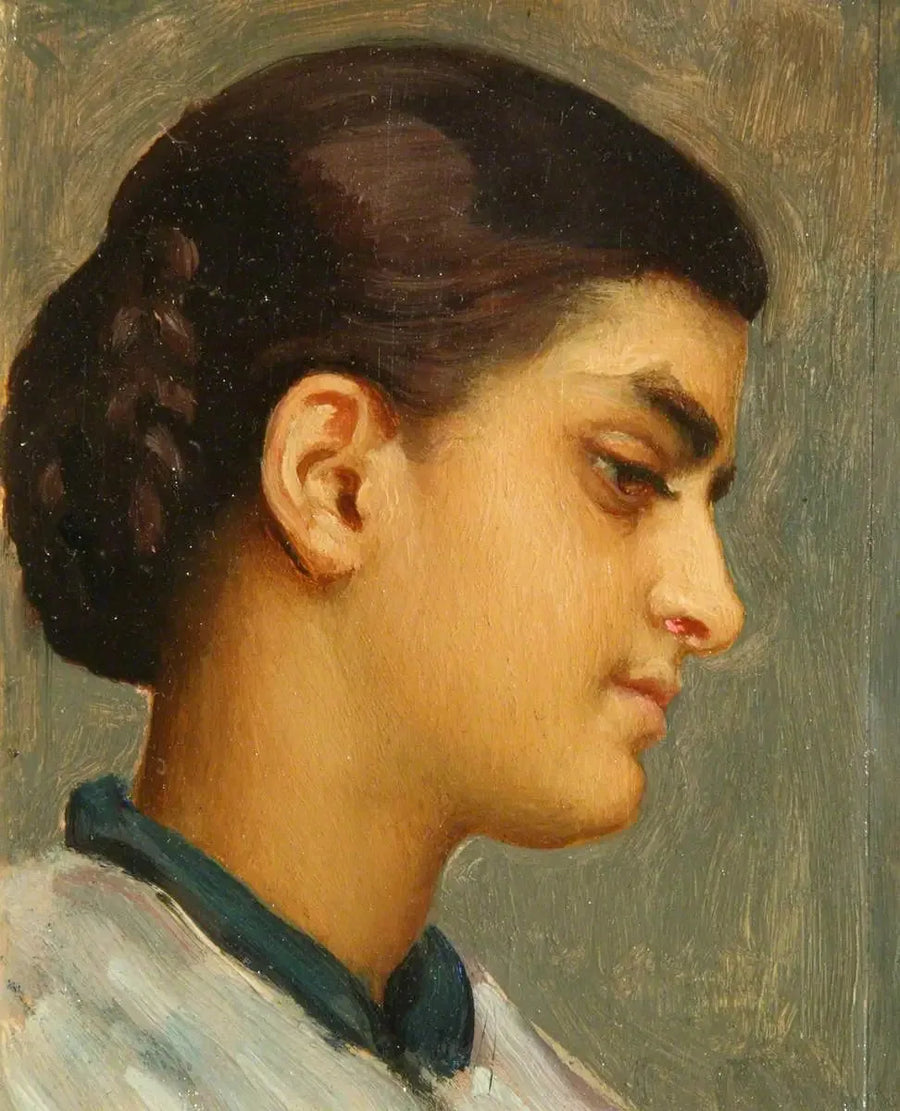 İspanyol Kız Başlığı - Frederic Leighton
