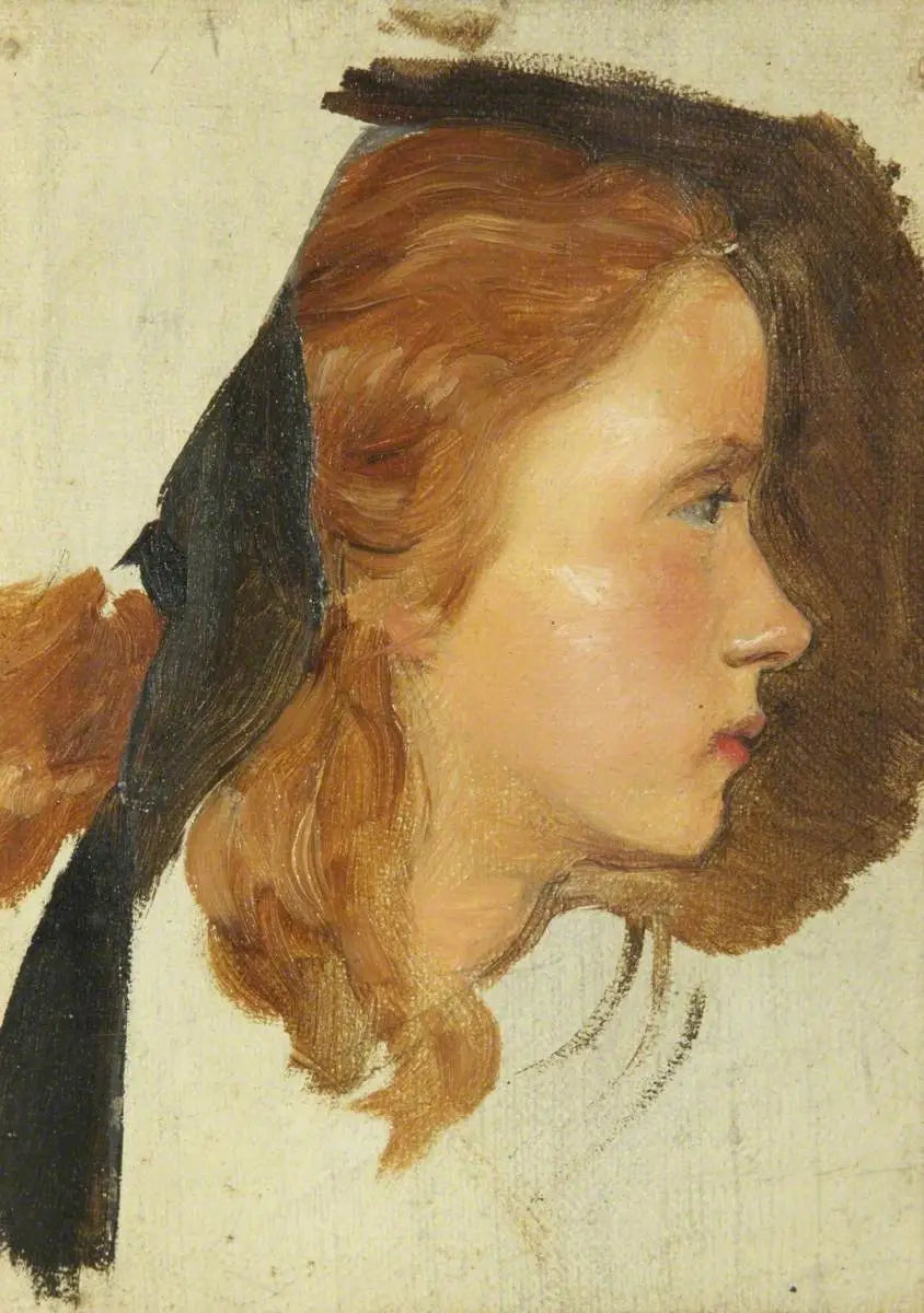 Tête de fille - John Everett Millais - Alpha Reproduction