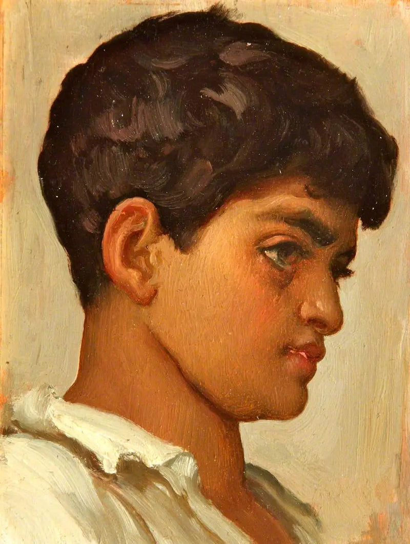 İspanyol çocuk başı - Frederic Leighton