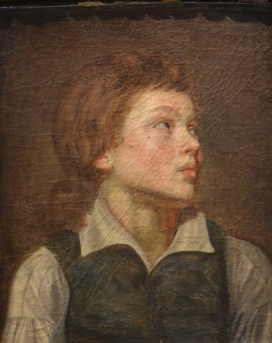 Erkek Çocuk Başlığı - Jean-Baptiste Greuze