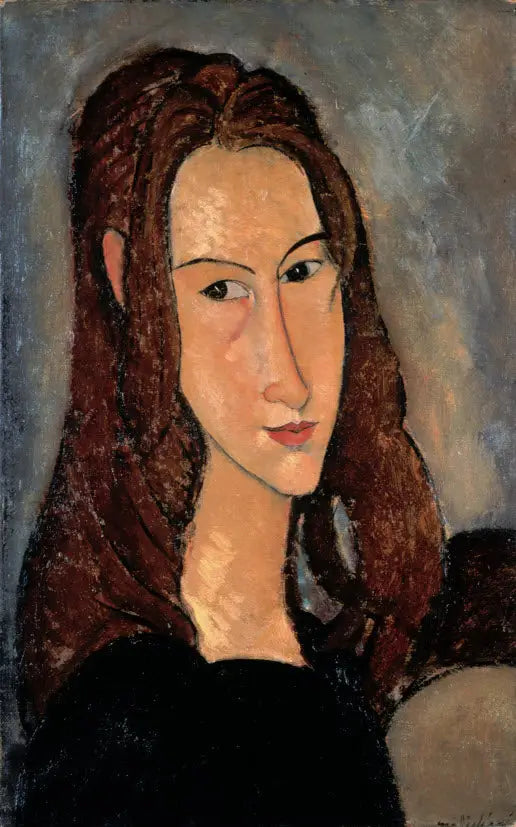 Jeanne Hébuterne'in Sağa Dönük Başlığı - Amedeo Modigliani