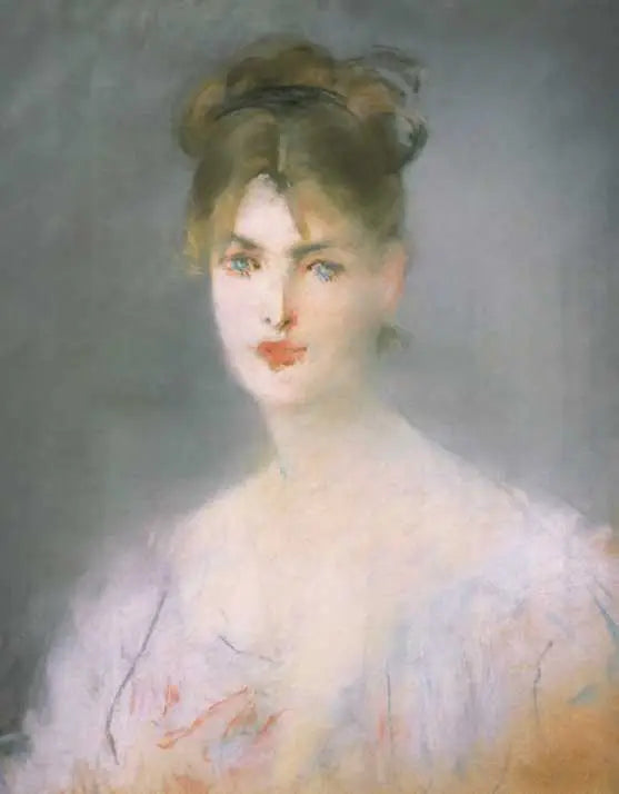 Reproduction du tableau « Tête de Jeune Femme (Ellen Andrée) - Édouard Manet » par Alpha Reproduction en peinture à l’huile