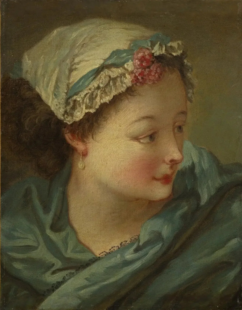 Genç Kadın Başlığı - François Boucher