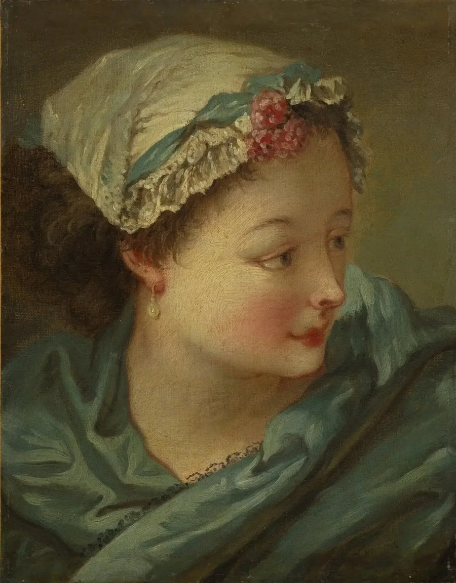 Genç Kadın Başlığı - François Boucher