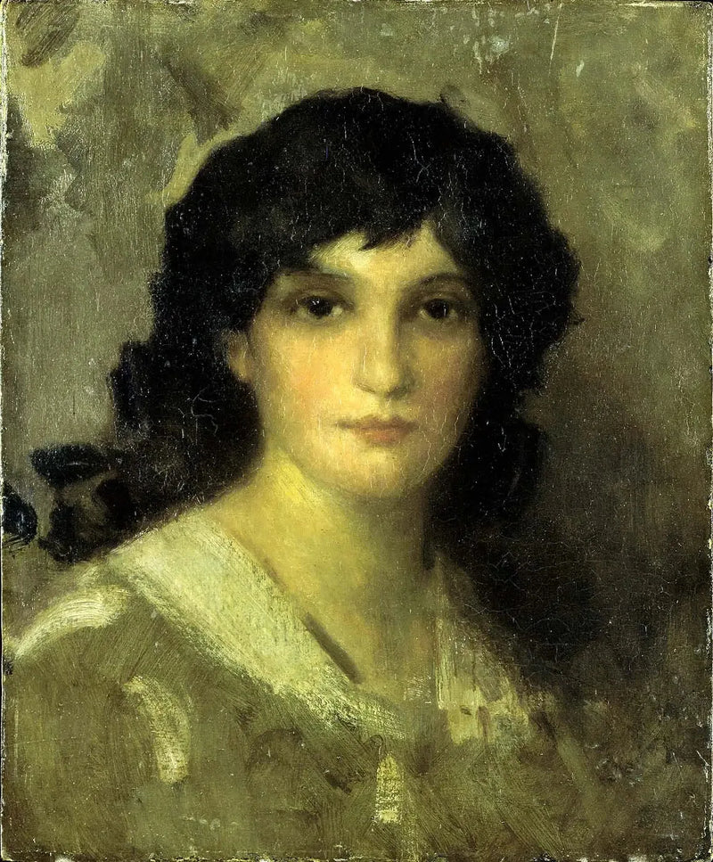 Genç Kadın Başlığı - James Abbott McNeill Whistler