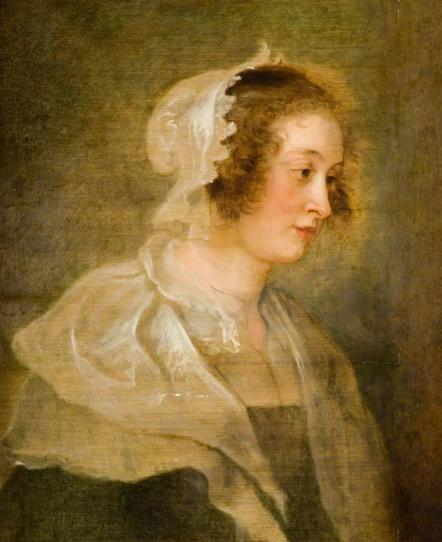 Genç Kadın Başlığı - Peter Paul Rubens