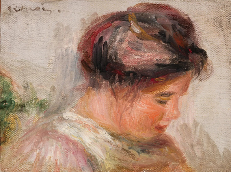 Genç Kızın Başlığı - Pierre-Auguste Renoir