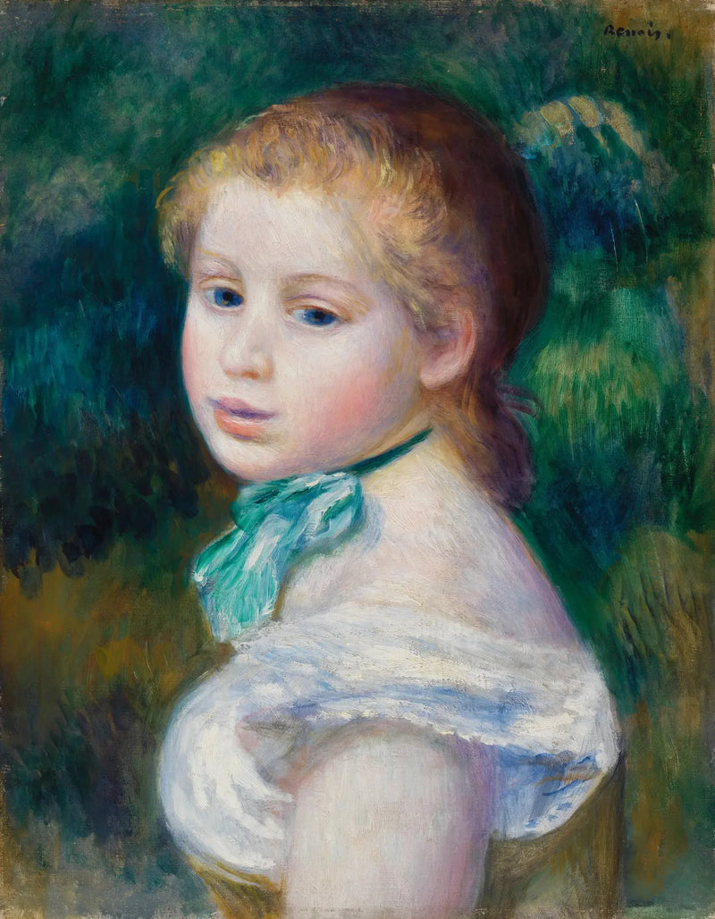 Genç Kızın Başlığı - Pierre-Auguste Renoir