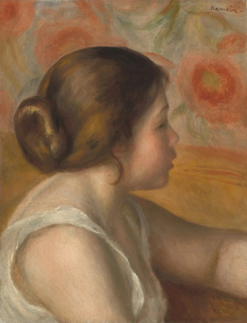 Genç Kızın Başlığı - Pierre-Auguste Renoir