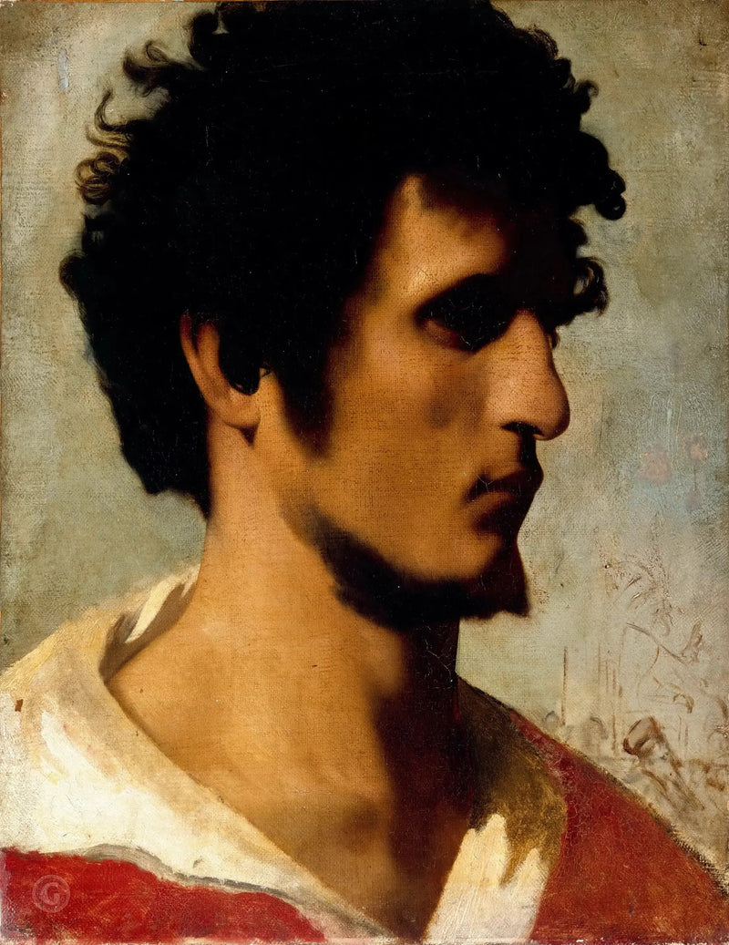 Roma kırsalının köylü başı - Jean-Léon Gérôme