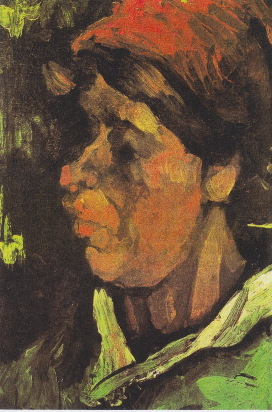 Hollandalı köylü kadının başı - Vincent van Gogh