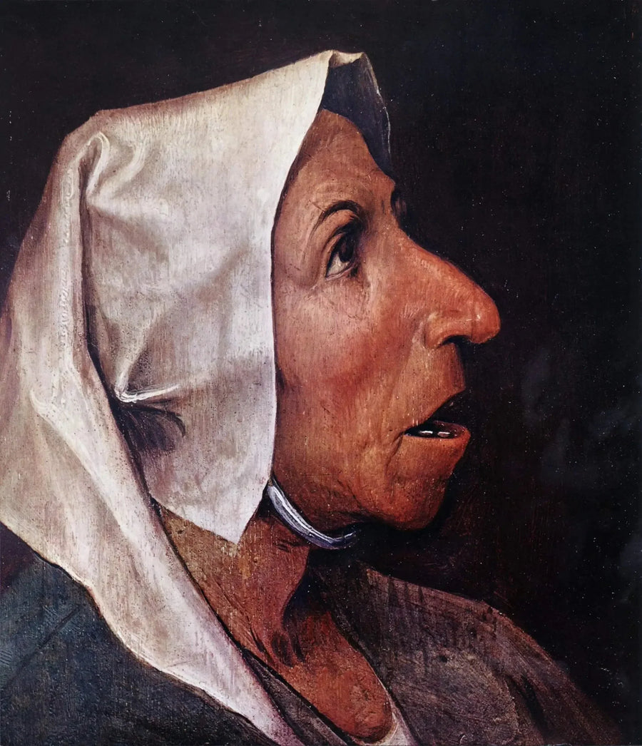 Köylü Kadın Başı - Pieter Brueghel the Elder