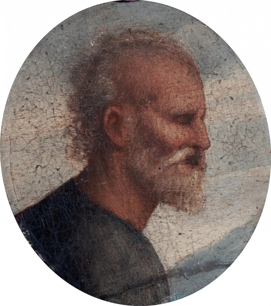 Tête de Saint Pierre - Raphaël Sanzio image 1 reproduction d’œuvre d’art à l’huile