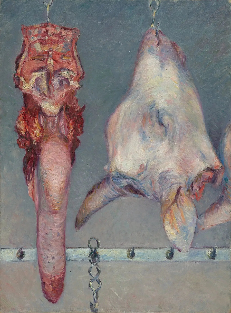 İnek başı ve sığır dili - Gustave Caillebotte