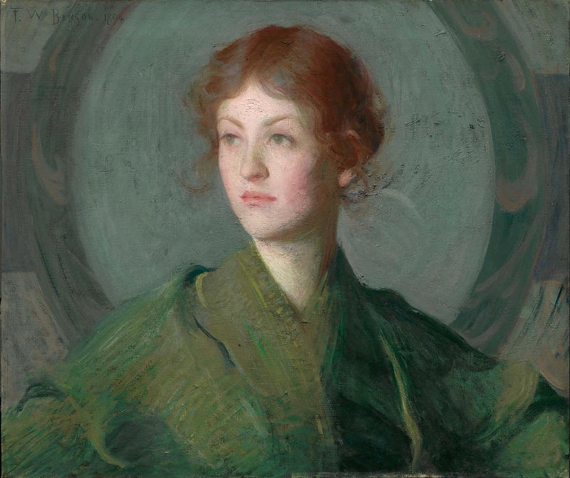 Dekoratif Baş - Frank Weston Benson